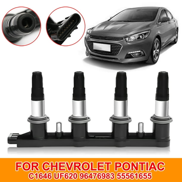 Ignition Coils FIT For CHEVROLET CRUZE AVEO SONIC 55561655 UF620 C1646 96476983
